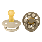 bibs-pacifier-studio-colour-2-pack-polka-mix-latex-size-2-vanilla-dark-oak