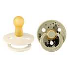 bibs-x-moomins-pacifier-colour-stinky-2-pack-latex-size-2-ivory-khaki