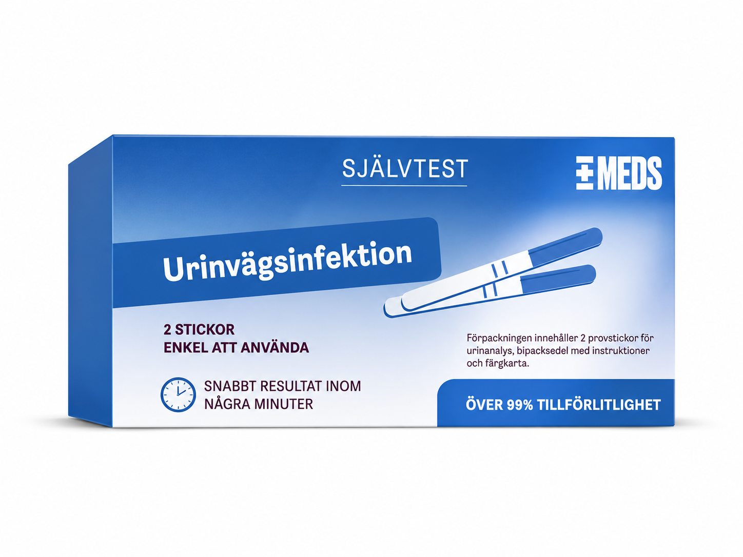 MEDS Urinvägsinfektion Stickor 2-pack