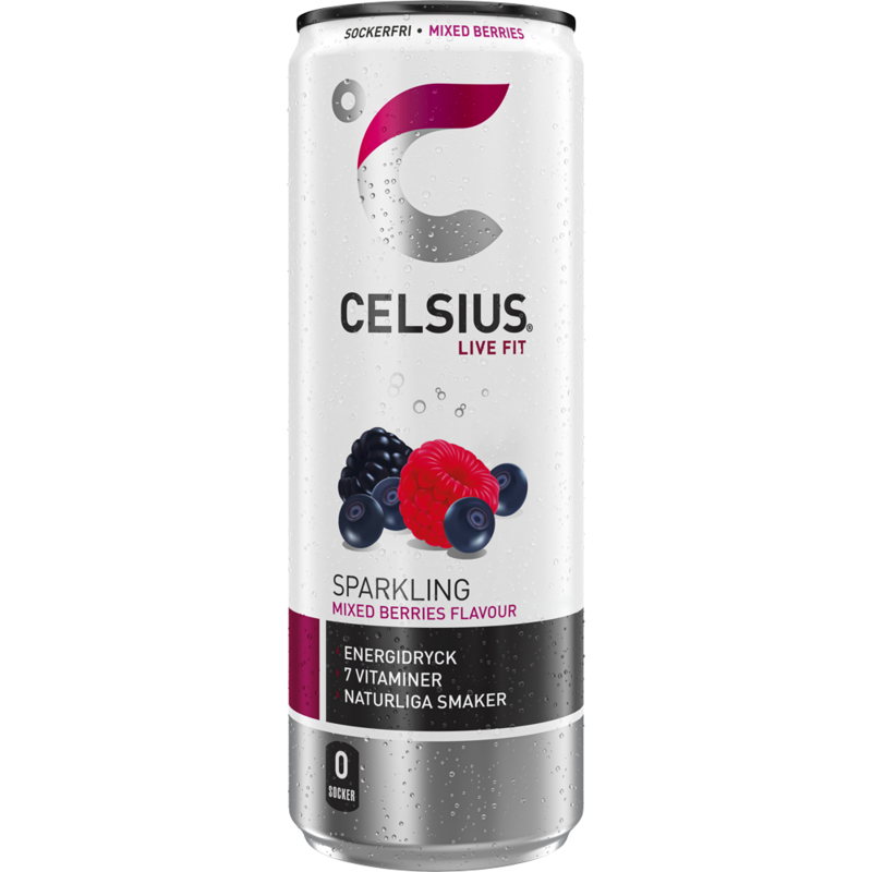 Celsius Mixed Berries 355 ml