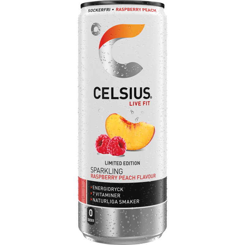 Celsius Raspberry Peach 250 ml