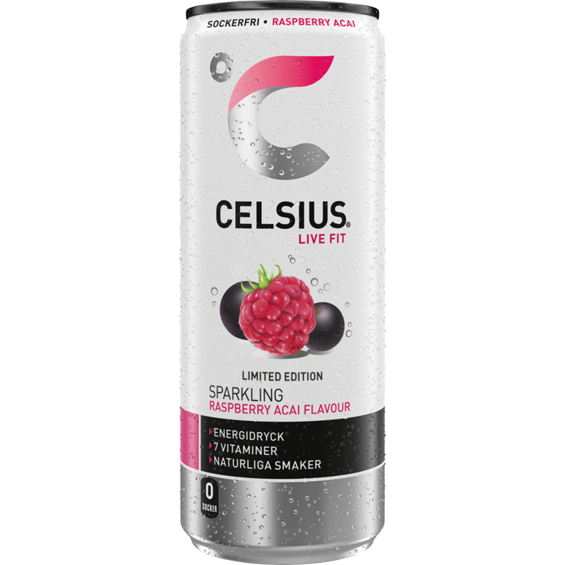 Celsius Raspberry Acai 250 ml