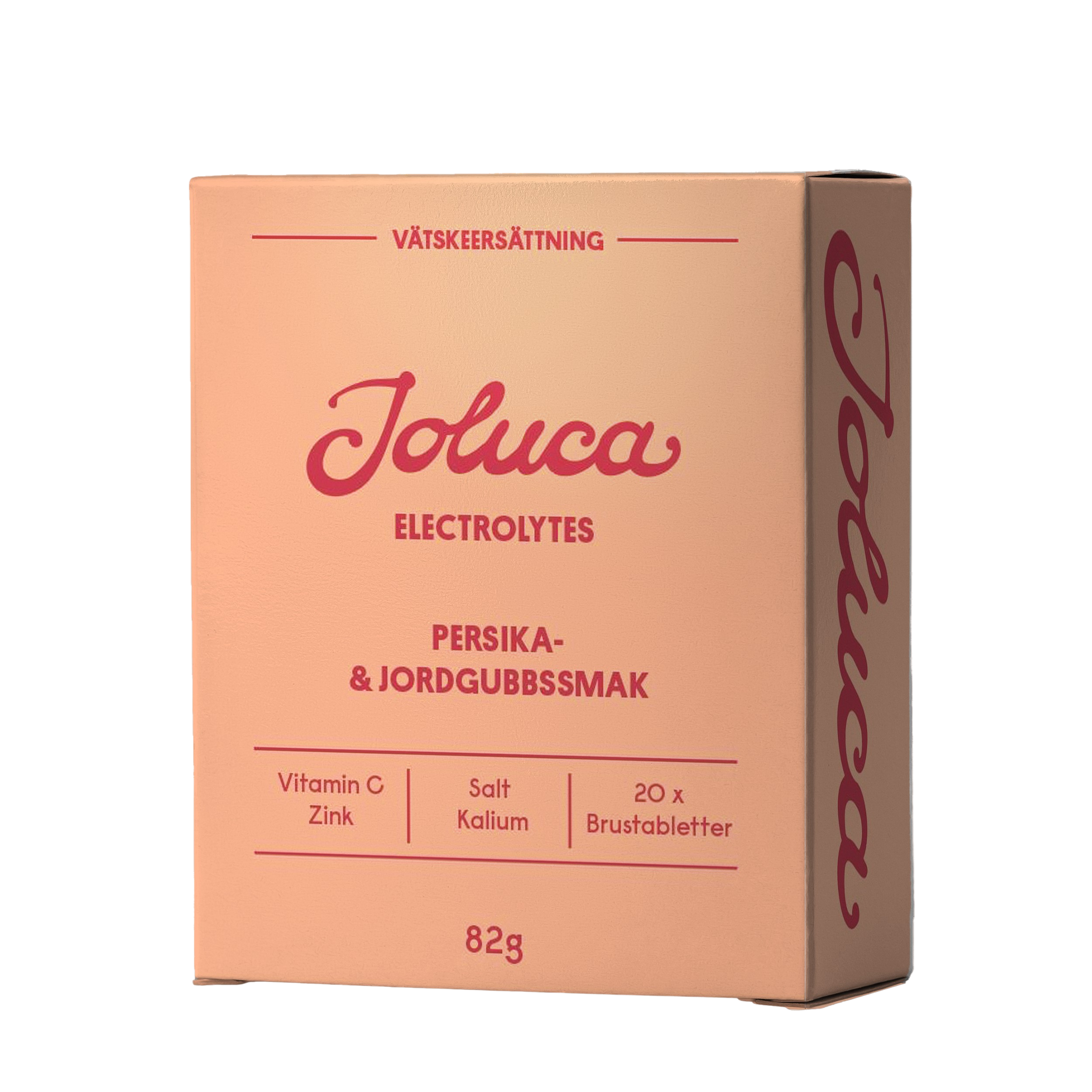 Joluca Peach Strawberry Rehydration 20 brustabletter