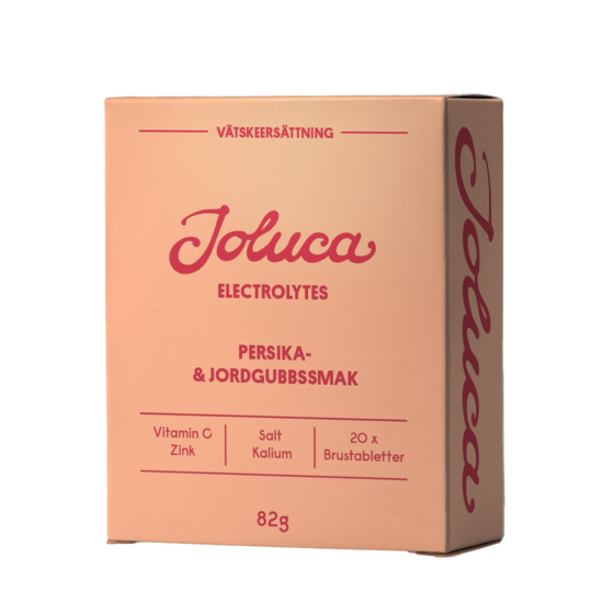 Joluca Peach Strawberry Rehydration 20 brustabletter