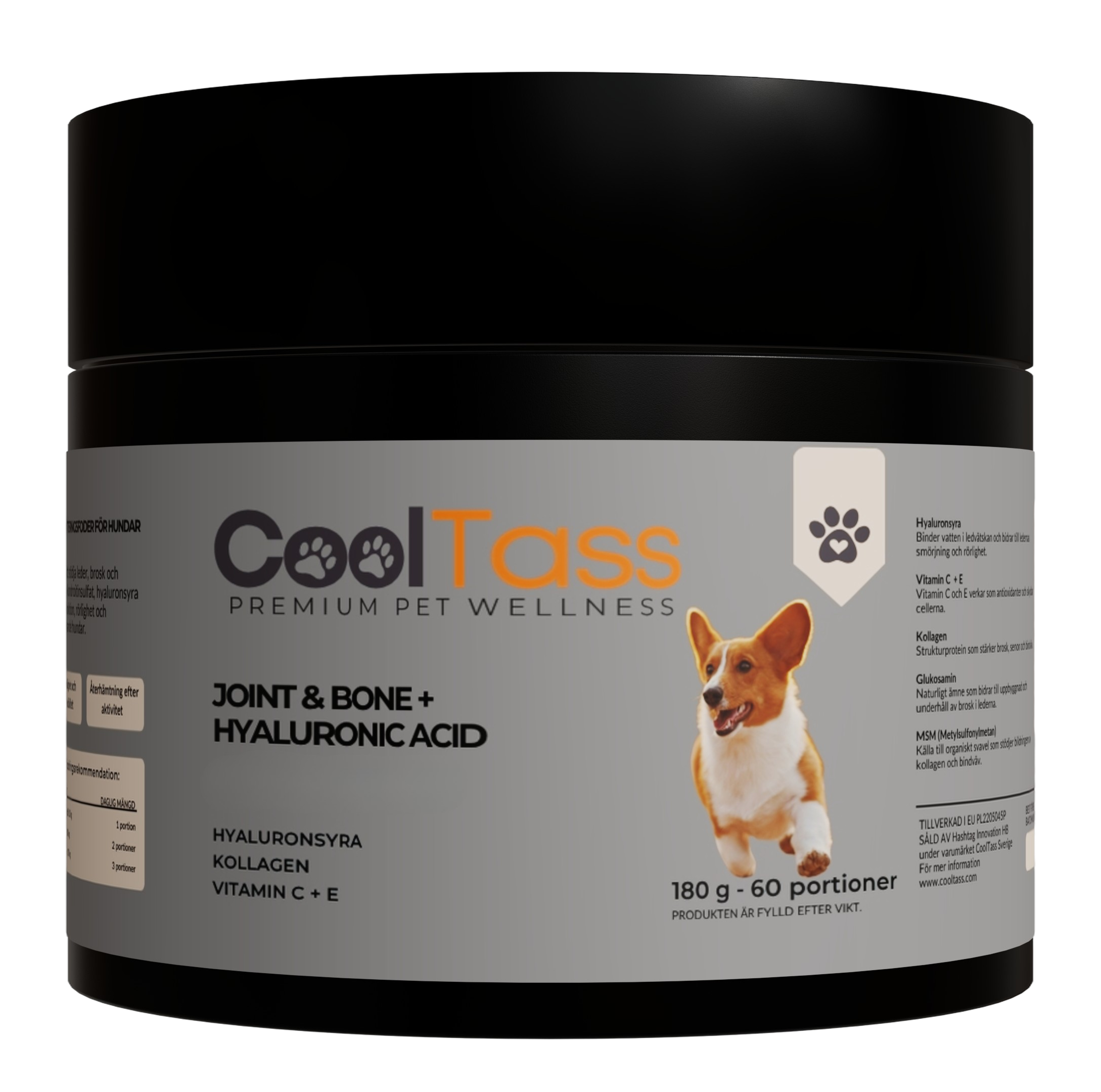 CoolTass Joint & Bone + Hyaluronic Acid 180 g