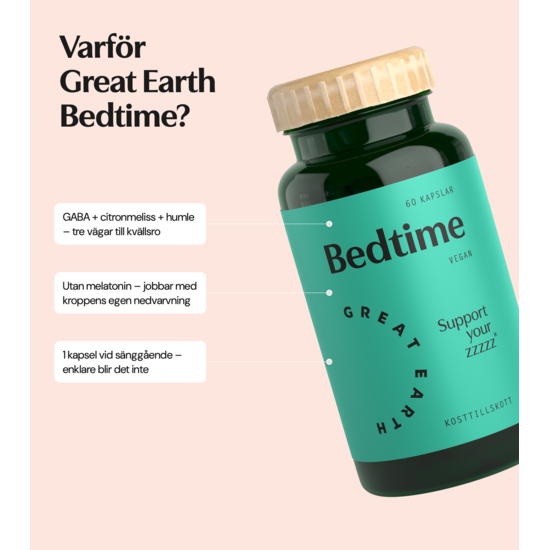 Great Earth Bedtime 60 kapslar