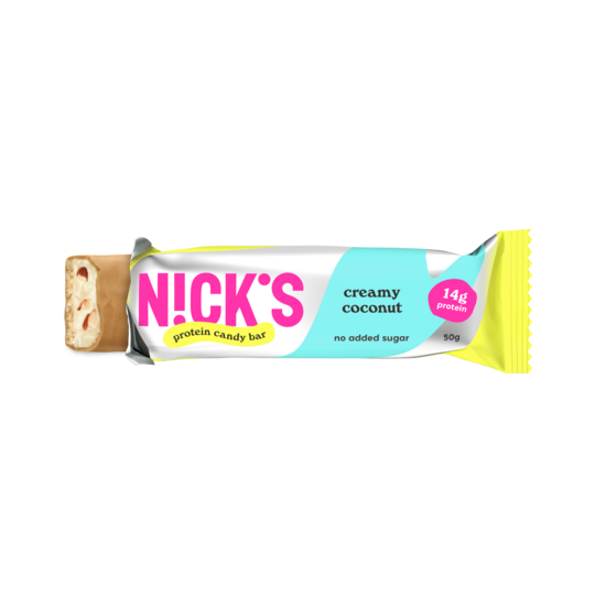 Nicks Protein Candy Bar Creamy Coconut 50 g