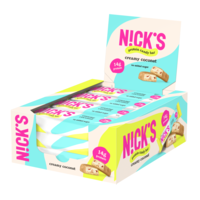 Nicks Protein Candy Bar Creamy Coconut 50 g 12-pack