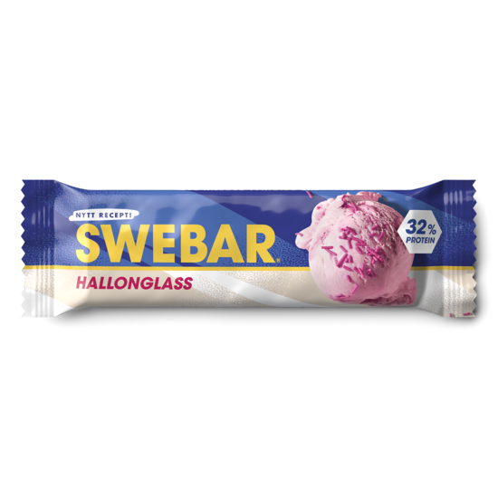 Swebar Protein Bar Hallonglass 50 g