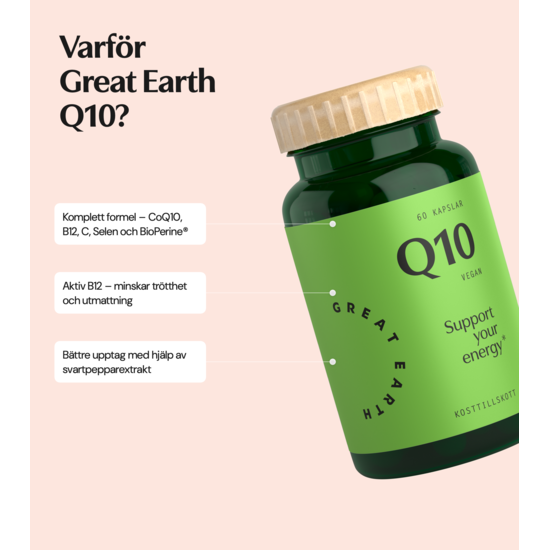 Great Earth Coenzyme Q10 120 mg 60 kapslar
