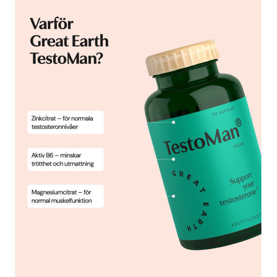 Great Earth TestoMan 90 kapslar