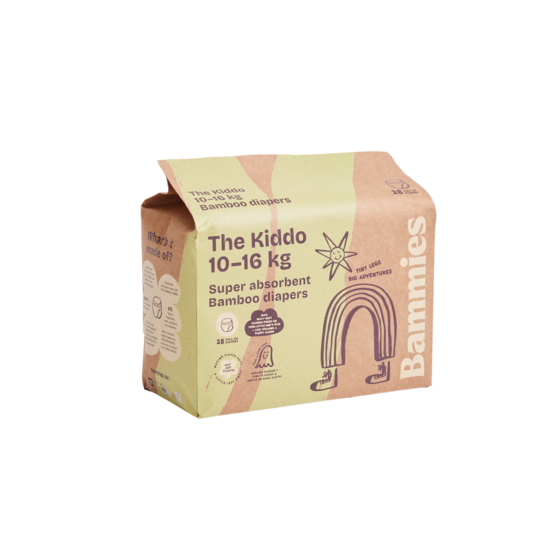 Bammies Bambubyxblöjor The Kiddo 10-16 kg 28 St