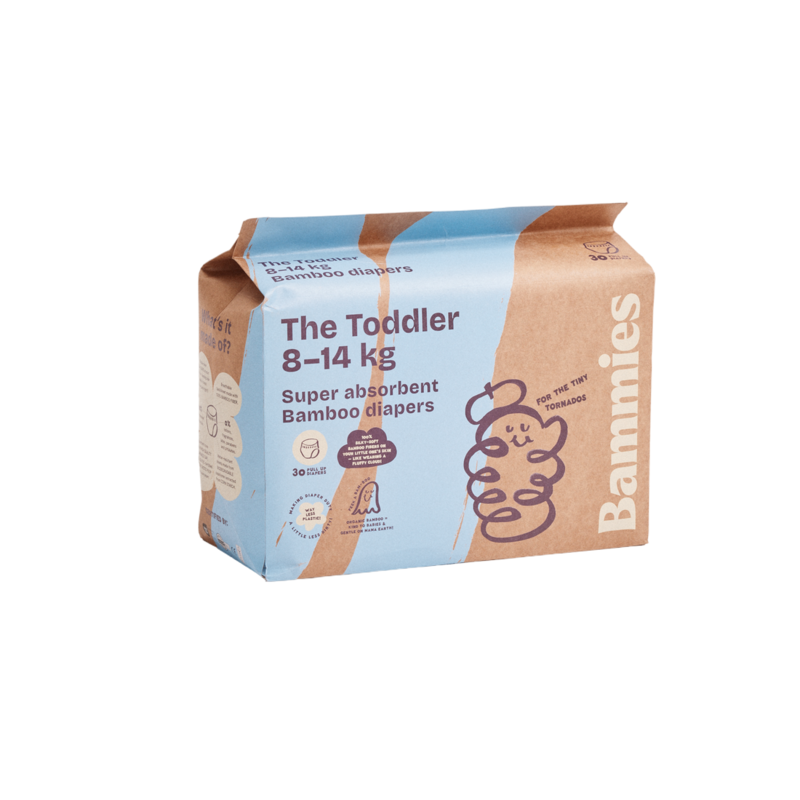 Bammies Bambubyxblöjor The Toddler 8-14 kg 30 St