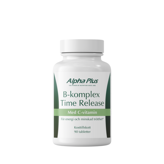 Alpha Plus B-Komplex Time Release 90 tabletter