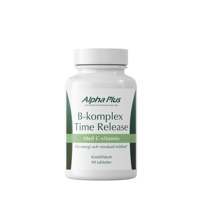 Alpha Plus B-Komplex Time Release 90 tabletter
