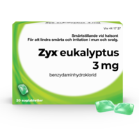 Zyx Eucalyptus 3 mg 20 sugtabletter