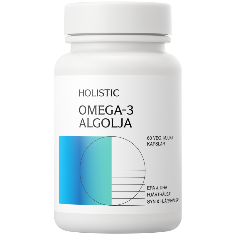 Holistic Omega-3 Algolja 60 kapslar