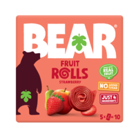 BEAR Fruit Rolls Jordgubb Multipack 5 x 20 g