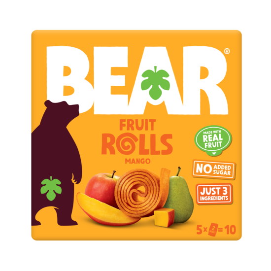 BEAR Fruit Rolls Mango Multipack 5 x 20 g