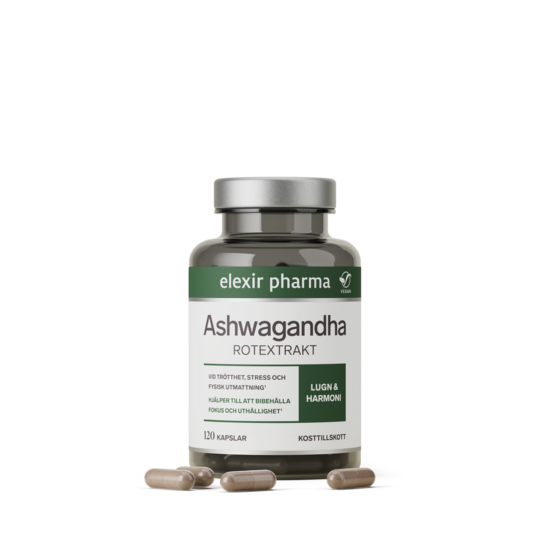 Elexir Pharma Ashwagandha 120 kapslar