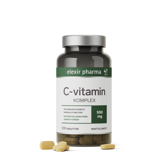 Elexir Pharma C-vitamin Komplex 120 tabletter