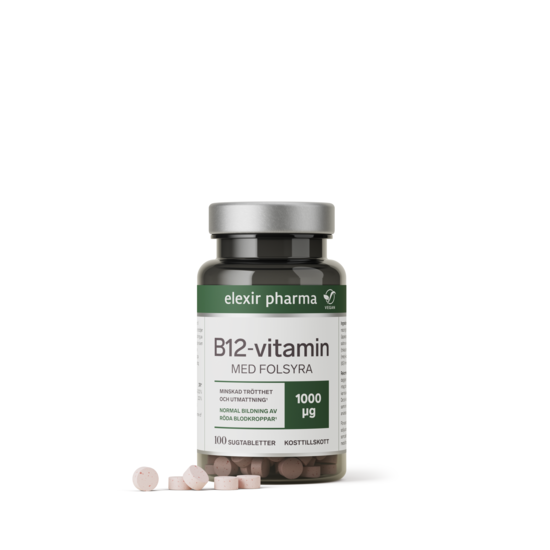 Elexir Pharma B-12 Vitamin 100 sugtabletter