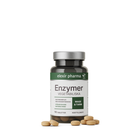 Elexir Pharma Enzymer 90 tabletter