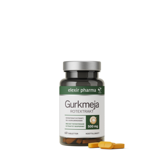 Elexir Pharma Gurkmeja 60 tabletter