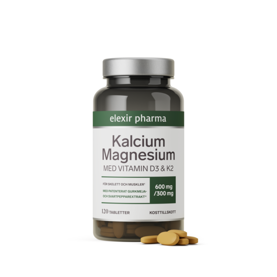 Elexir Pharma Kalcium/Magnesium 120 tabletter