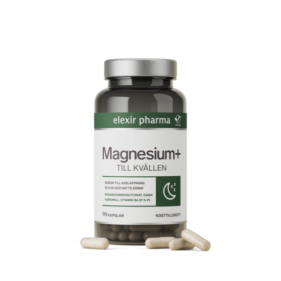 Elexir Pharma Magnesium+ Till kvällen 90 kapslar