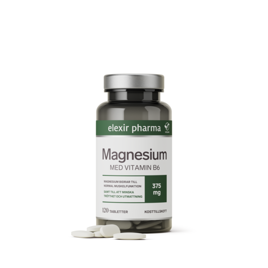Elexir Pharma Magnesium 375 mg 120 tabletter