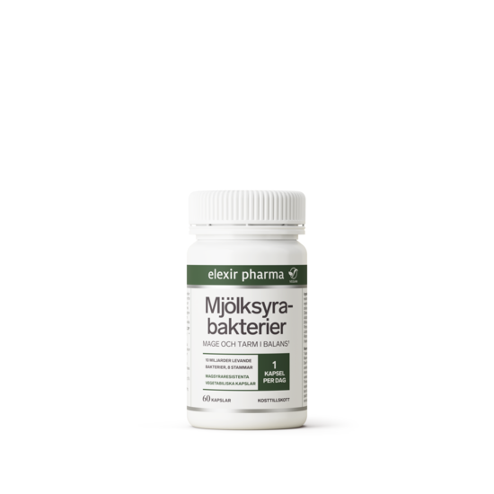 Elexir Pharma Mjölksyrabakterier 60 kapslar