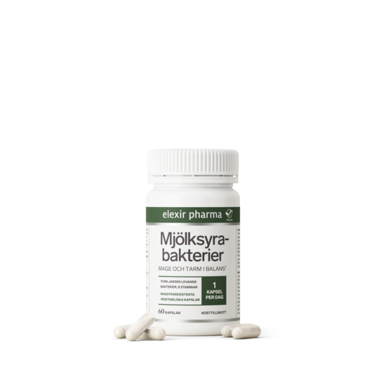 Elexir Pharma Mjölksyrabakterier 60 kapslar