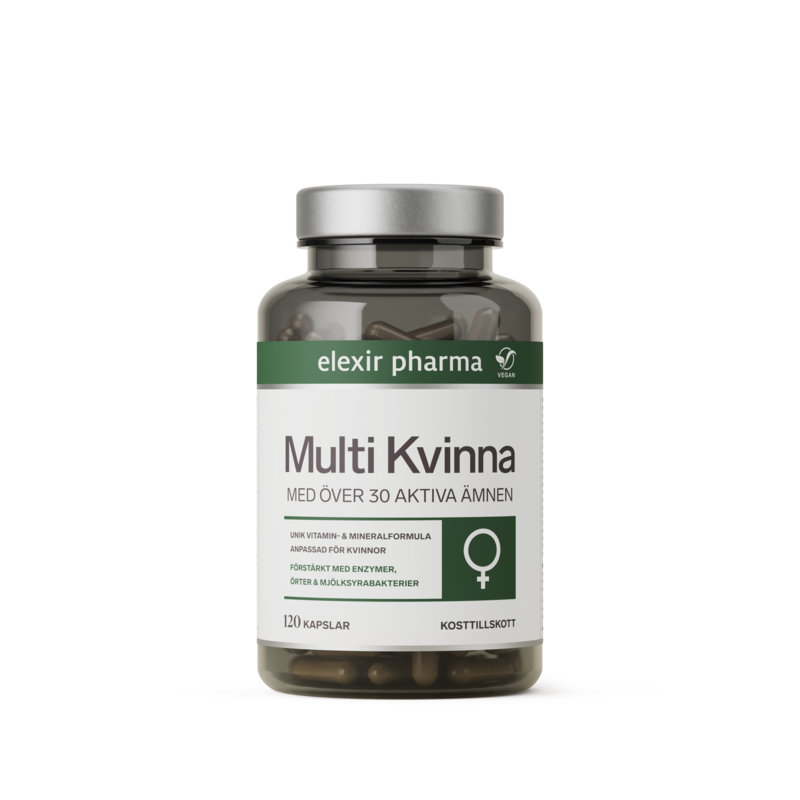 Elexir Pharma Multi Kvinna 120 kapslar