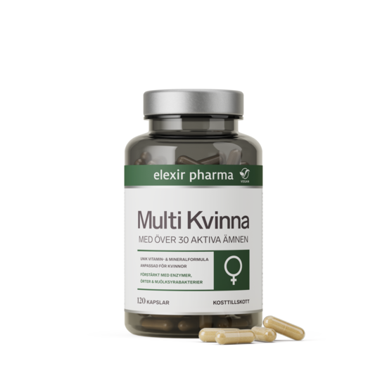 Elexir Pharma Multi Kvinna 120 kapslar