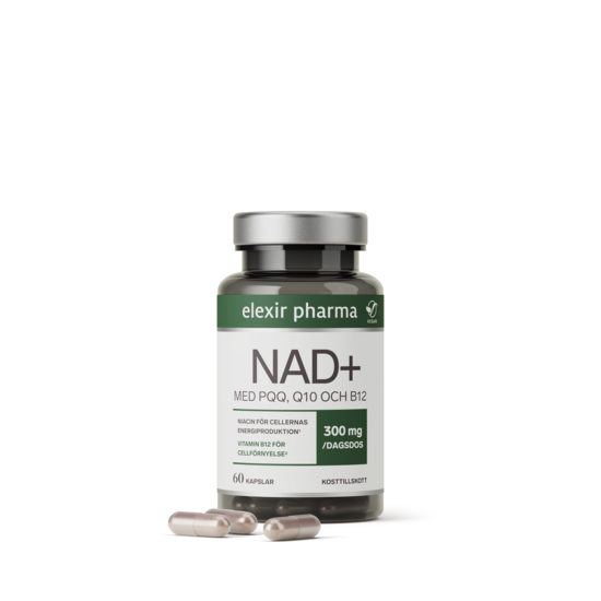 Elexir Pharma NAD+ 60 kapslar