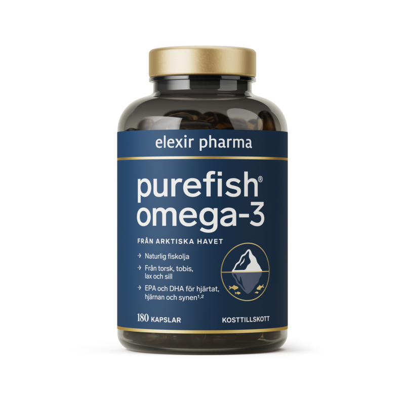 Elexir Pharma Purefish 180 kapslar