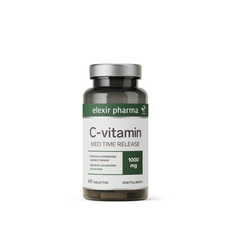 Elexir Pharma C-vitamin Time Release 1000 mg 60 tabletter