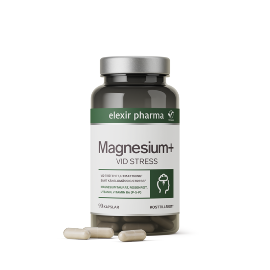 Elexir Pharma Magnesium+ Vid stress 90 kapslar