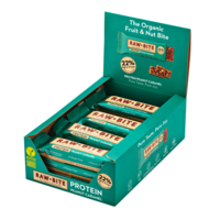 Rawbite Proteinbar Jordnöt Karamell EKO 45 g 12-pack