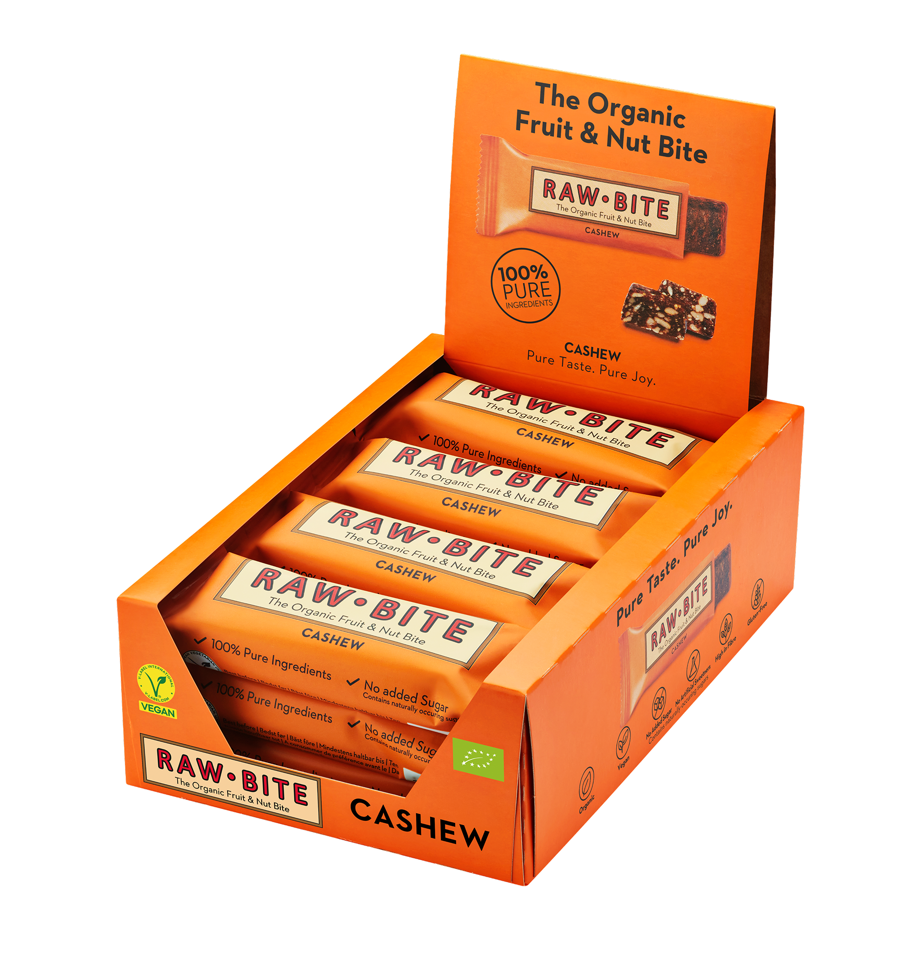 Rawbite Frukt- & Nötbar Cashew 50 g 12-pack