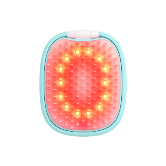 FOREO FLIP™ LED Detangling Hairbrush Artic Blue