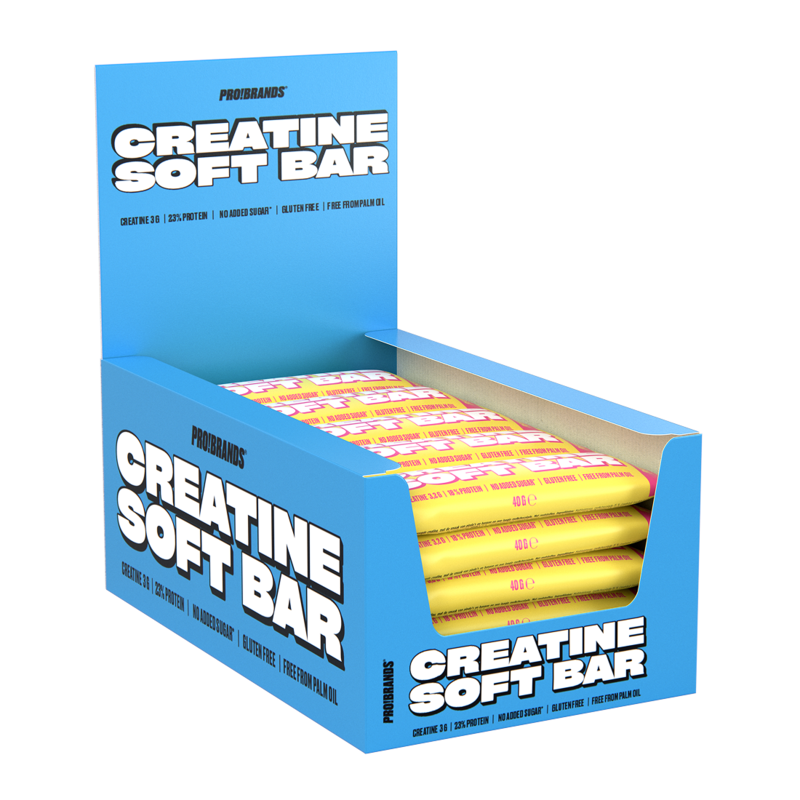 ProBrands Soft Kreatin Bar Peanut Banana 40 g 20-pack