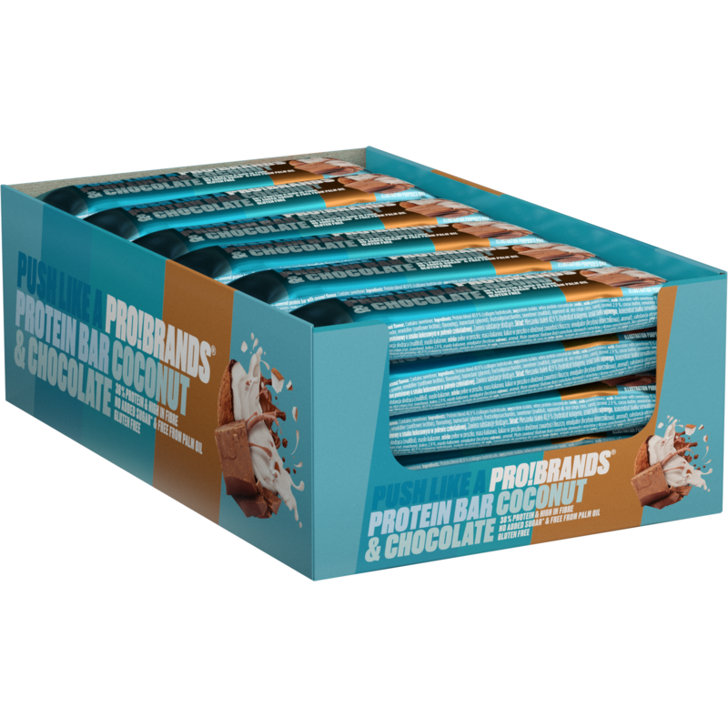 ProBrands Protein Bar Coconut 45 g 24-pack