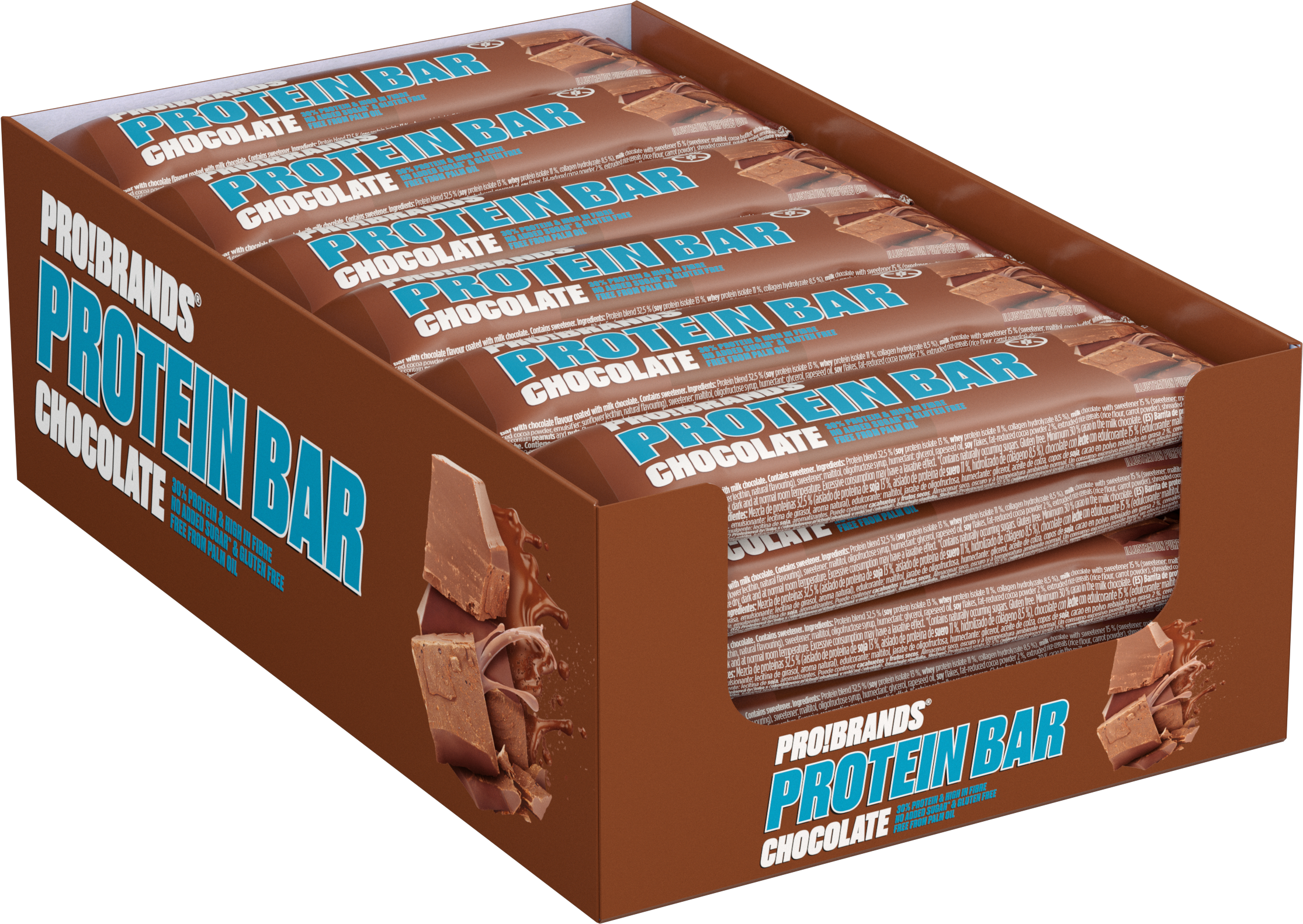 ProBrands Protein Bar Chocolate 45 g 24-pack