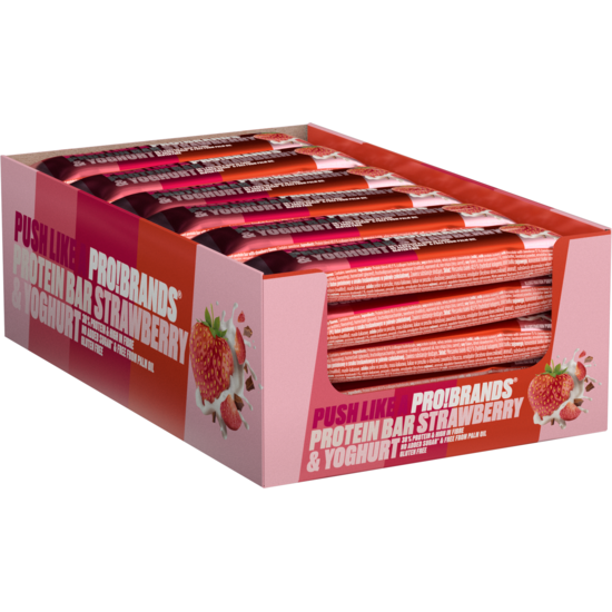 ProBrands Protein Bar Strawberry & Chocolate 45 g 24-pack