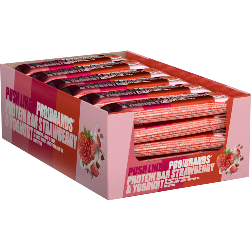 ProBrands Protein Bar Strawberry & Chocolate 45 g 24-pack