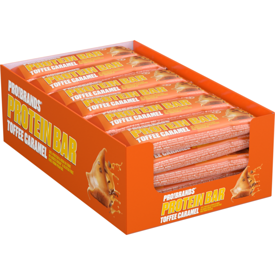 ProBrands Protein Bar Toffee & Caramel 45 g 24-pack