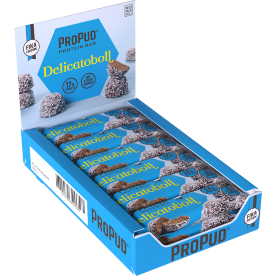 ProPud Proteinbar Delicatoboll 55 g 12-pack