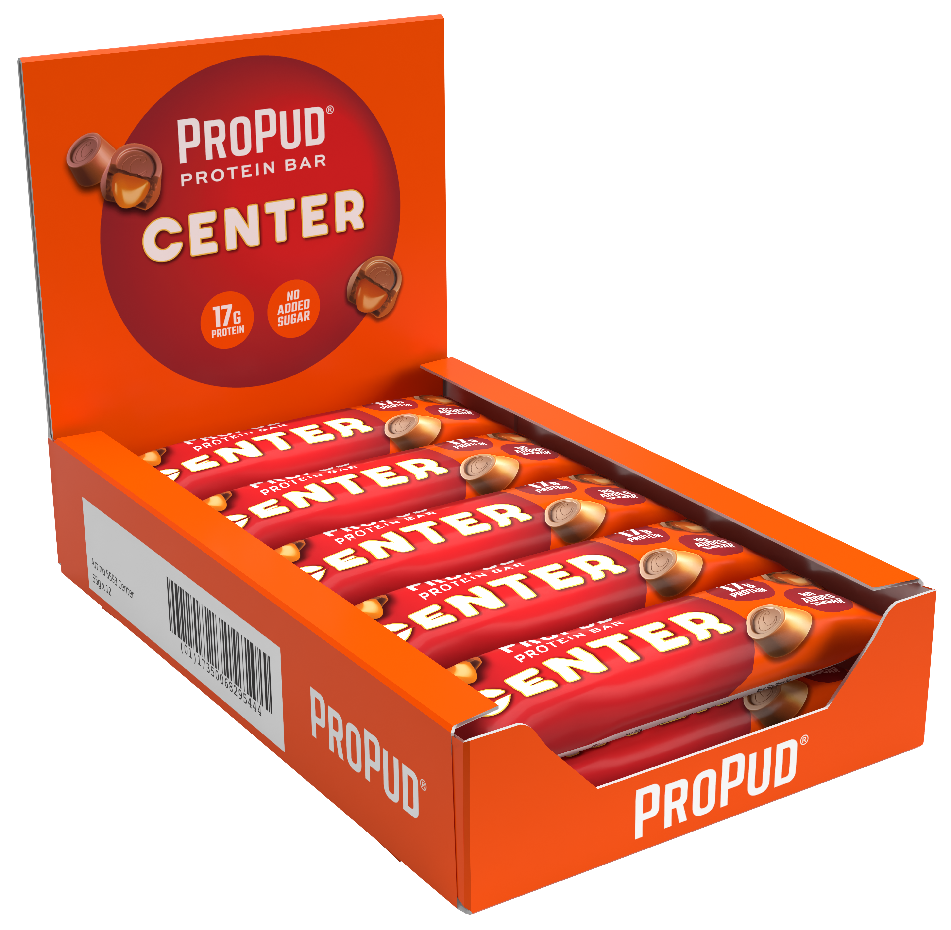 ProPud Proteinbar Center 55 g 12-pack
